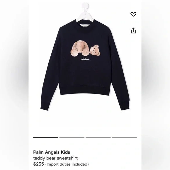Kids Palm Angeles sweater - Picture 1 of 1